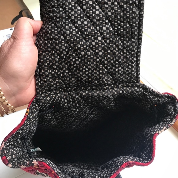 Vera Bradley backpack in “Red Coin” pattern - Picture 3 of 4